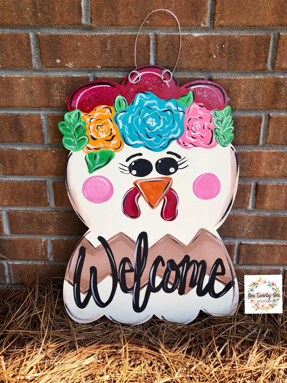 Floral Chicken