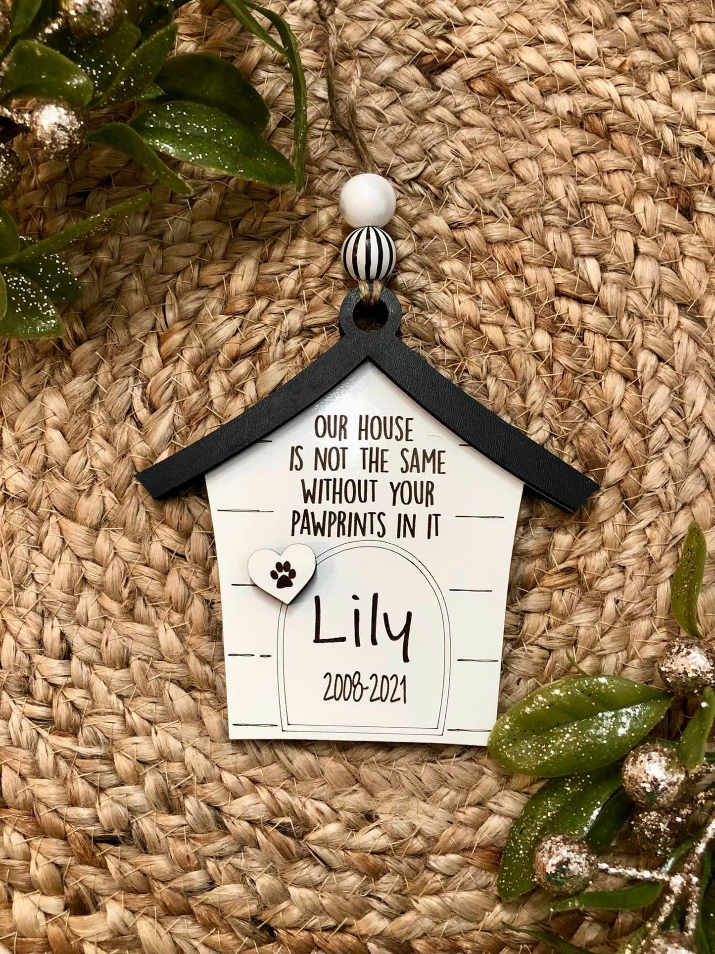 Dog House Memorial Ornament