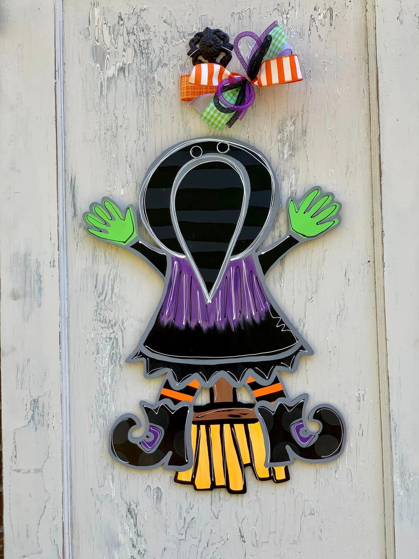Witch Running Into Door