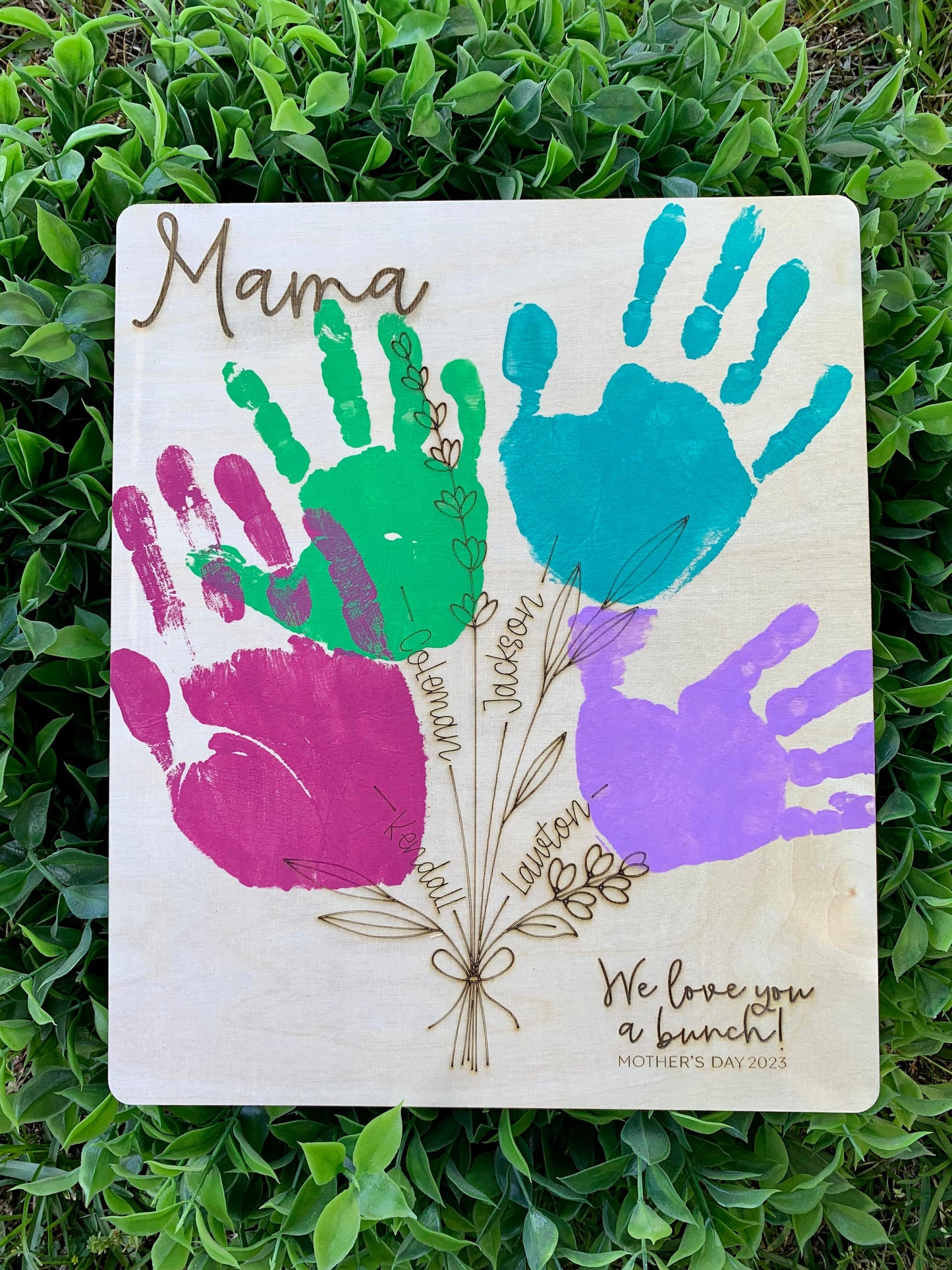 Mother's Day Handprint Plaque