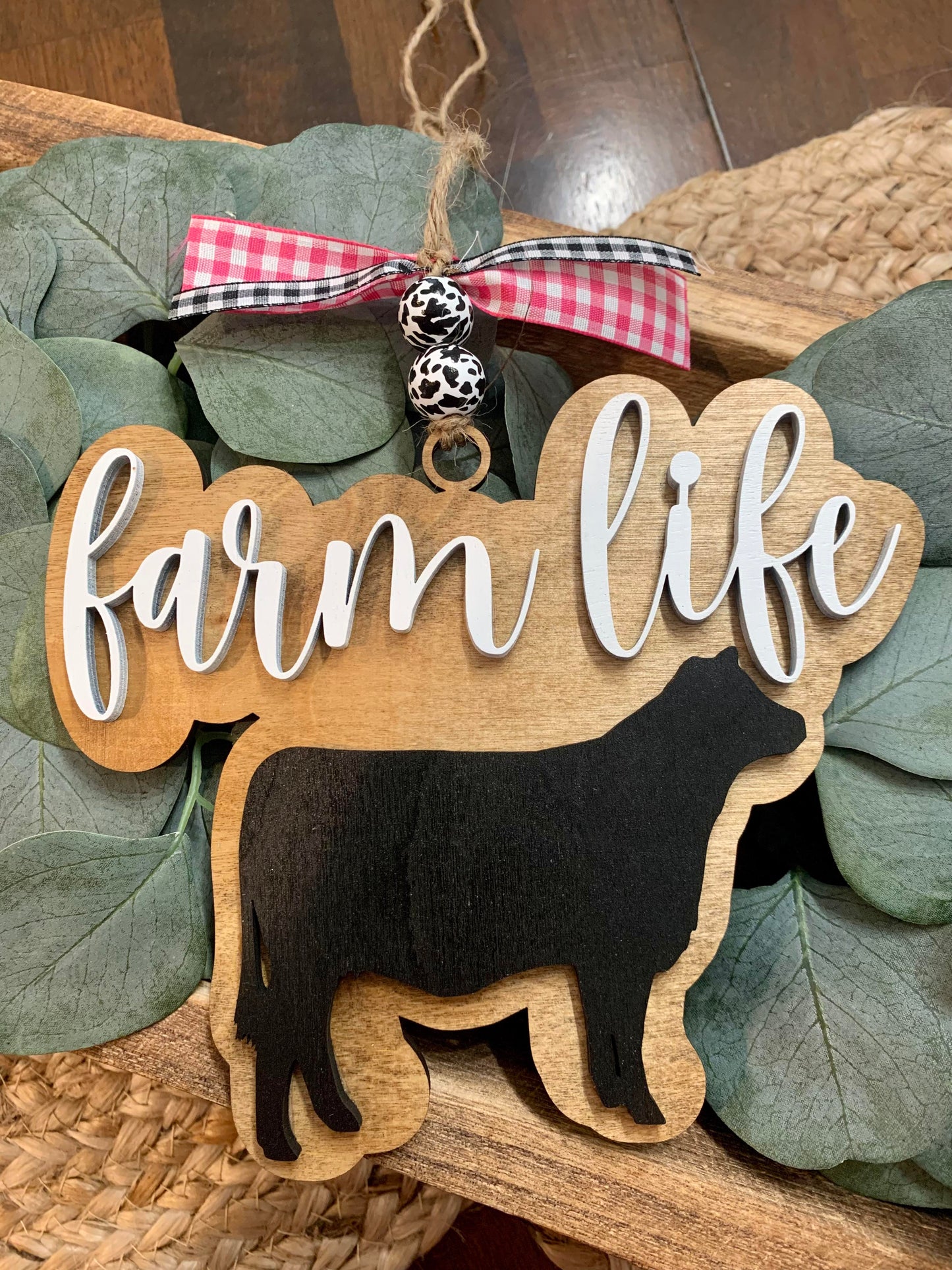 Farm Life Cow Ornament