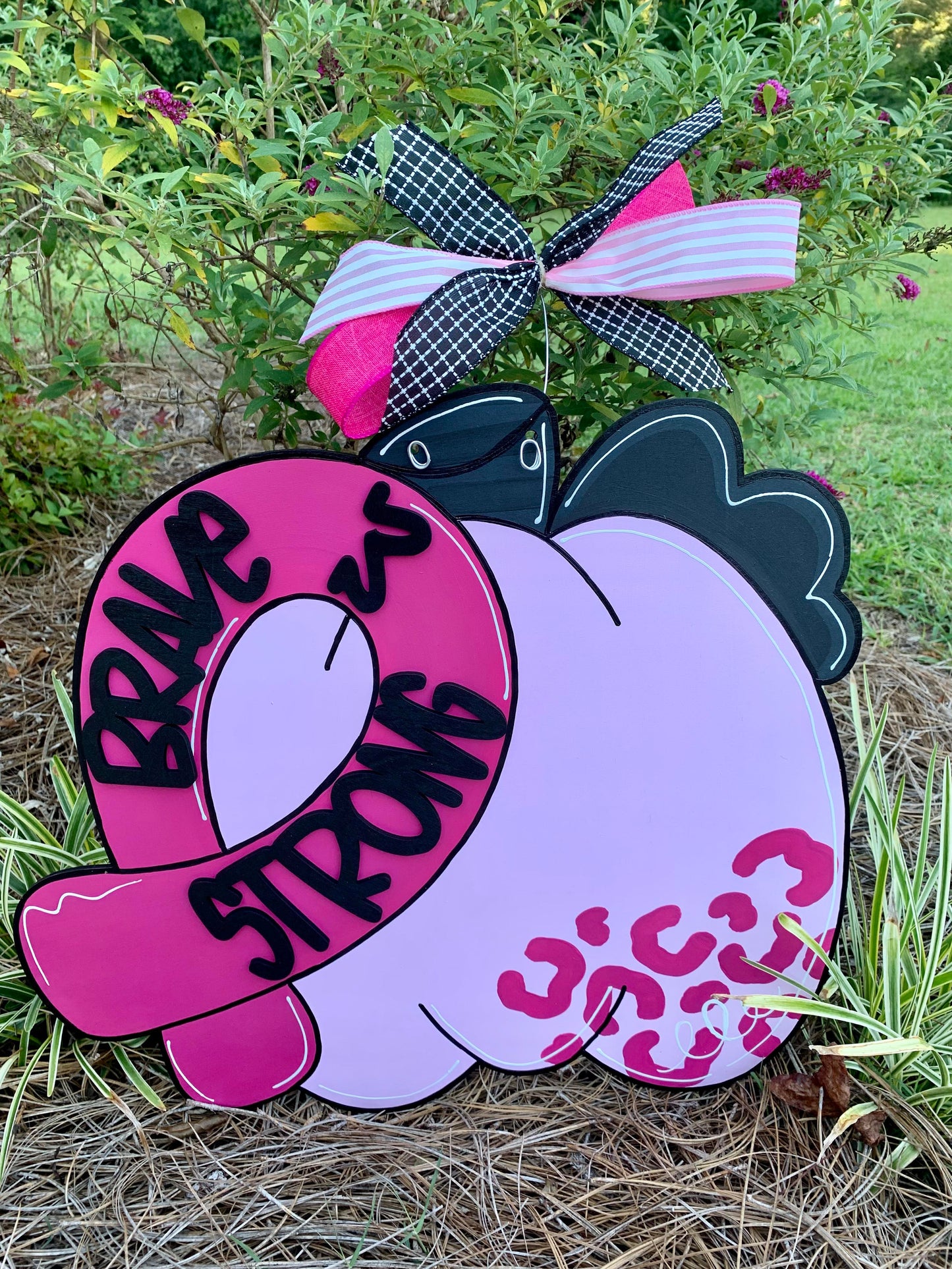 Breast Cancer Awareness Pumpkin