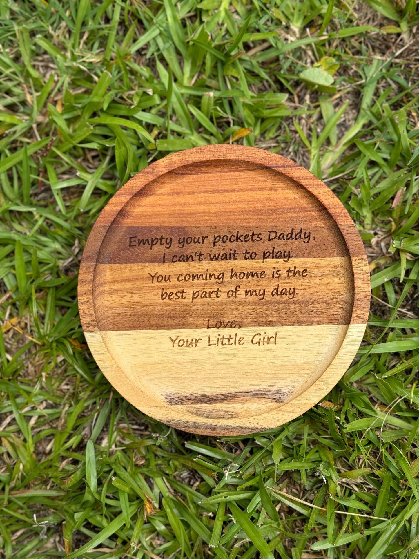 Laser Engraved Pocket Tray