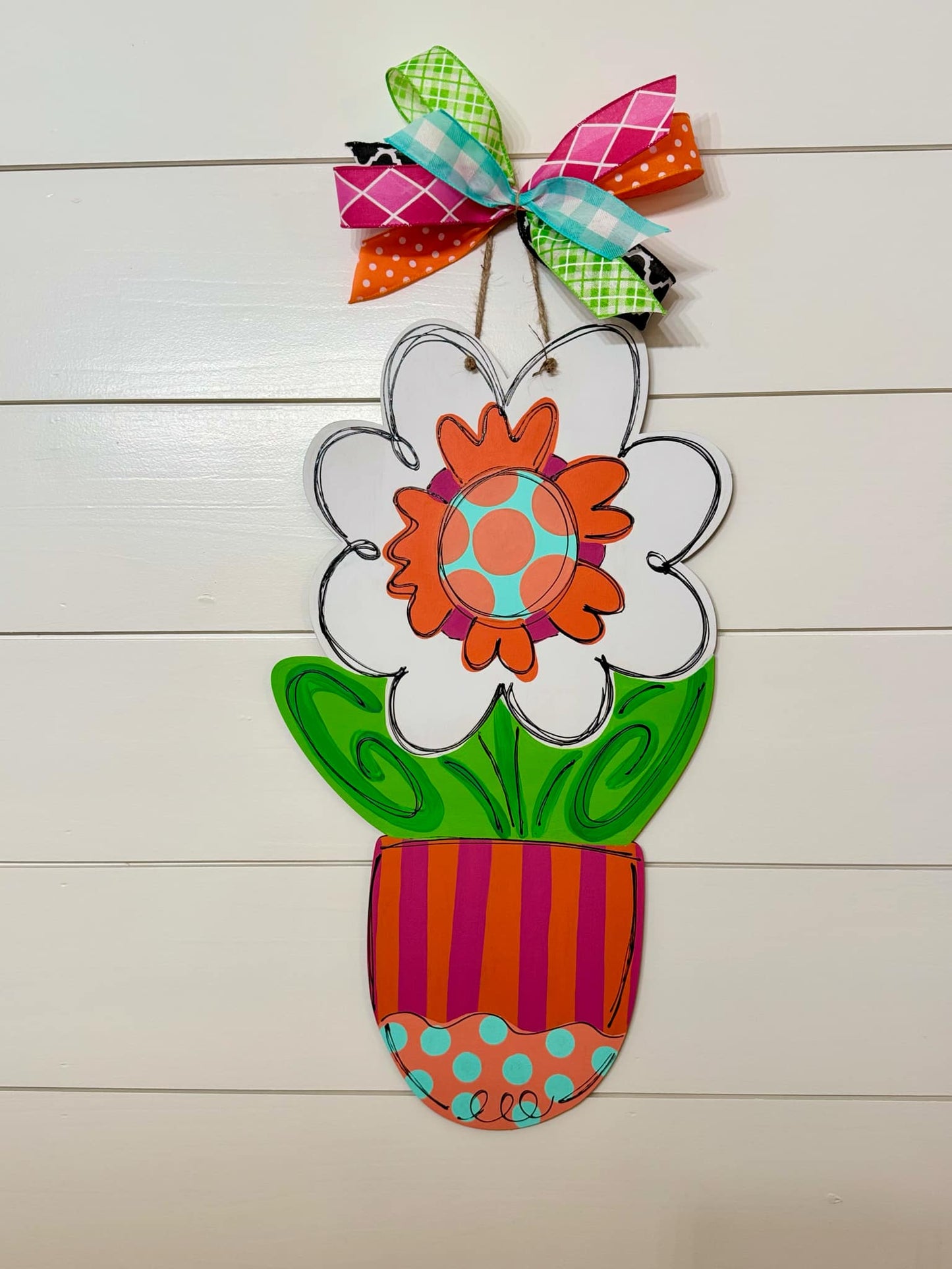 Retro Flower Pot