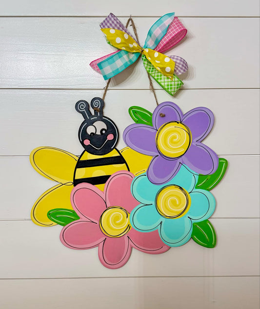 Bee and Flowers
