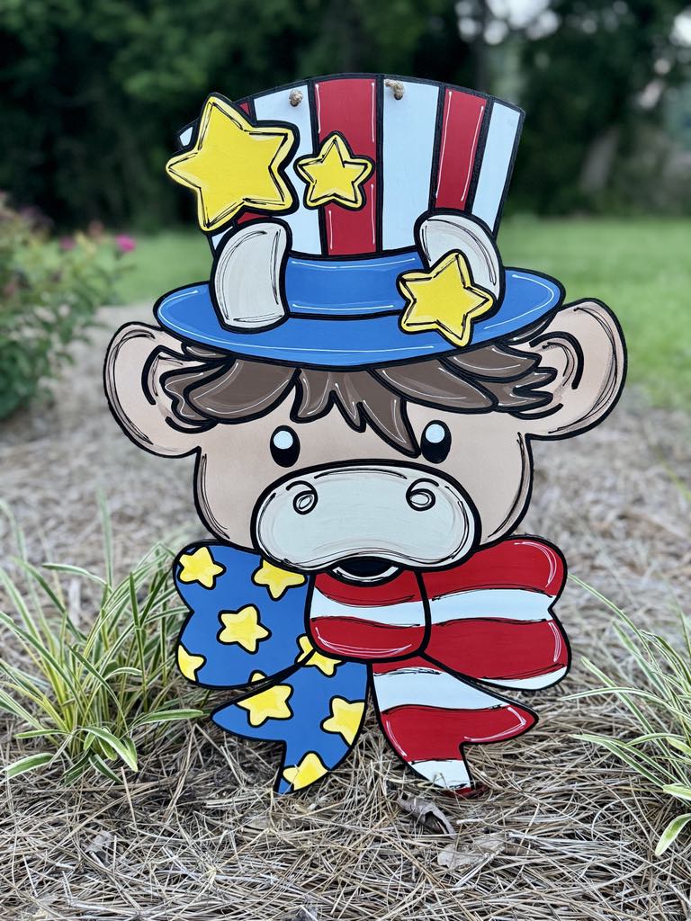 Patriotic Cow