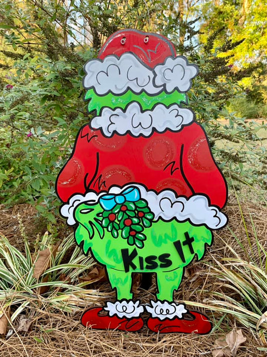 Green Man Kiss It