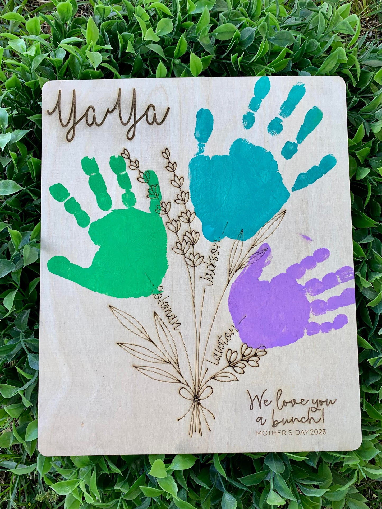 Mother's Day Handprint Plaque