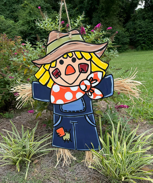 Scarecrow with Raffia