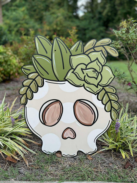 Succulent Skull