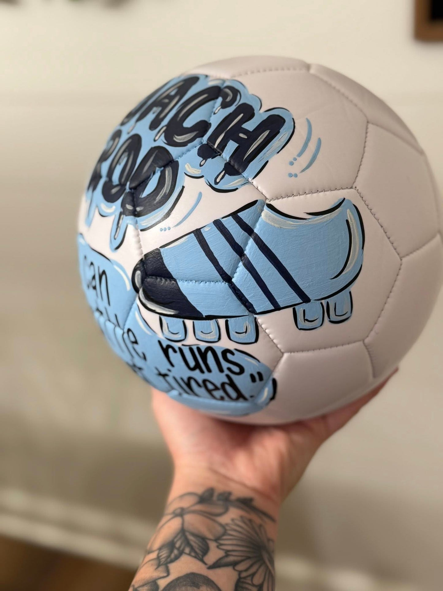 Custom Hand-Painted Sports Balls