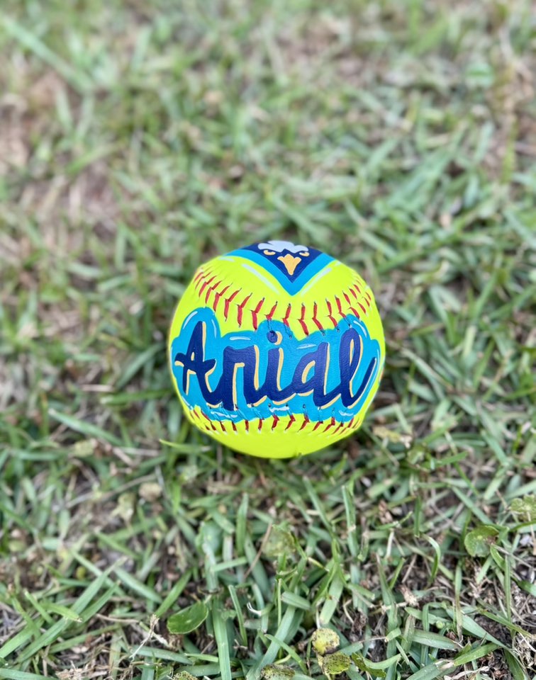 Custom Hand-Painted Sports Balls