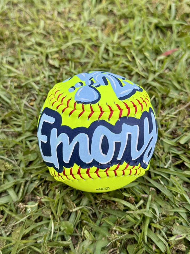 Custom Hand-Painted Sports Balls
