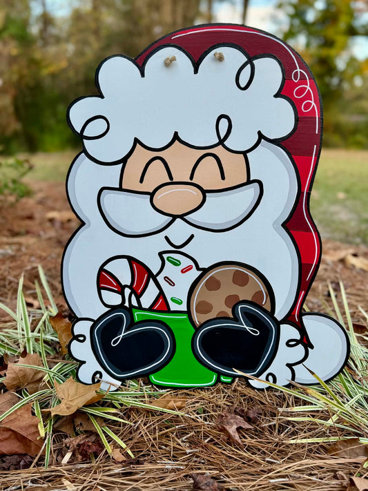 Milk and Cookies Santa