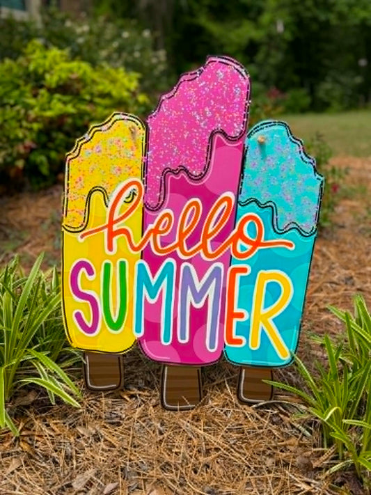 Hello Summer Popsicles