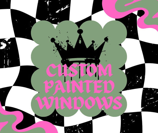 Custom Painted Windows