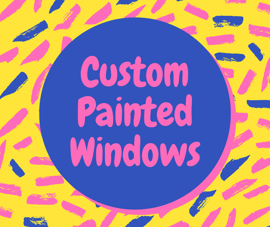 Custom Painted Windows