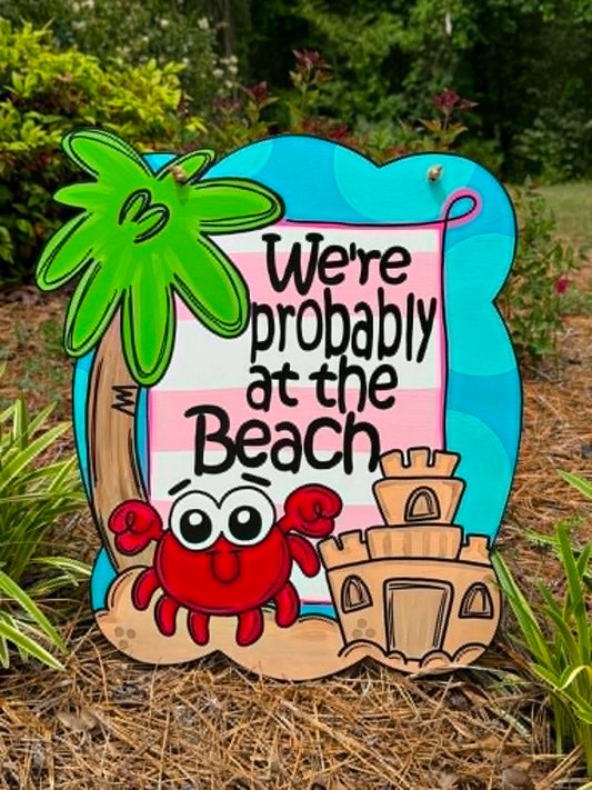 Probably at the Beach